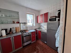 Kuchyňa alebo kuchynka v ubytovaní Apartment Ljilja + 16 fotografií