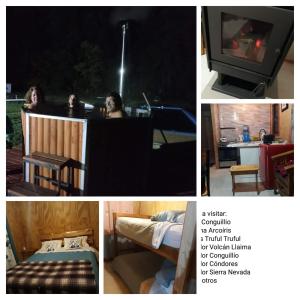 Postel nebo postele na pokoji v ubytování Cabaña Lourdes