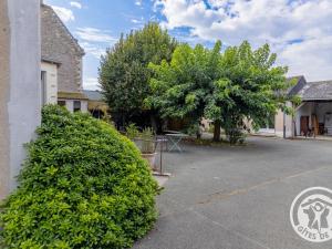 a large green bush in front of a building at Maison rénovée avec jardin proche d'Angers - FR-1-622-92 in Rochefort-sur-Loire +14 photos