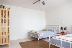 Ein Bett oder Betten in einem Zimmer der Unterkunft Gran casa para amigos a 4 cuadras del Zocalo