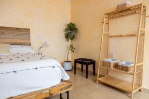 Ein Bett oder Betten in einem Zimmer der Unterkunft Gran casa para amigos a 4 cuadras del Zocalo