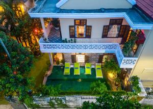 O edifício em que a villa se localiza