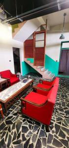 Ruang duduk di So Art Hostel 旅人藝棧來尞青旅