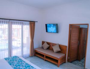 Μια τηλεόραση ή/και κέντρο ψυχαγωγίας στο Semana Cliff Villa Ubud