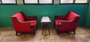 Ruang duduk di So Art Hostel 旅人藝棧來尞青旅