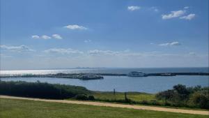a large body of water with boats in it at Daze Away in Portarlington