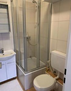 Phòng tắm tại Studioroom Apartment Cologne Altstadt City +2 ảnh