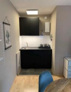 Nhà bếp/bếp nhỏ tại Studioroom Apartment Cologne Altstadt City