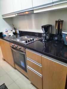 Køkken eller tekøkken på One Madison Place