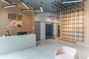Ο χώρος του λόμπι ή της ρεσεψιόν στο Rooftop 470 - Novíssimo Flat Boa Viagem +32 φωτογραφίες