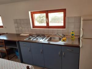 Kuchyň nebo kuchyňský kout v ubytování Apartments Vala