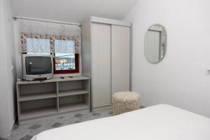 TV a/nebo společenská místnost v ubytování Apartments Vala