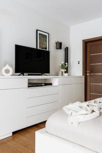 TV a/nebo společenská místnost v ubytování Piedmont Apartment - LoftAffair