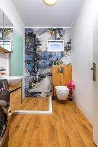 a bathroom with a sink and a toilet at Casa Marincheshki in Orizari - 6км to Plovdiv in Orizari +31 photos
