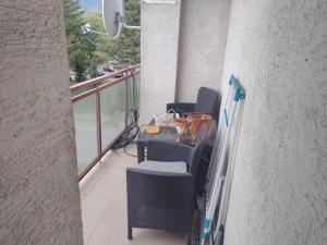 Balkón nebo terasa v ubytování Apartmán Hanka