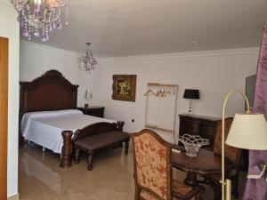 Ein Bett oder Betten in einem Zimmer der Unterkunft Hotel Restaurante Setos