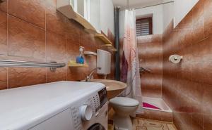 Koupelna v ubytování Apartments Duro