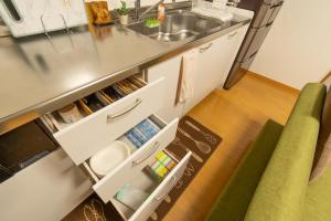 Köök või kööginurk majutusasutuses 永楽町House