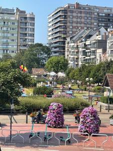 Een tuin van appartement Axelle 2