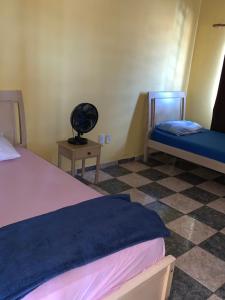 Postel nebo postele na pokoji v ubytování Hotel Potiguar