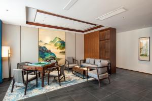 Posezení v ubytování Glean Hotel Xinzhou