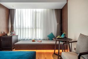 Posezení v ubytování Glean Hotel Xinzhou