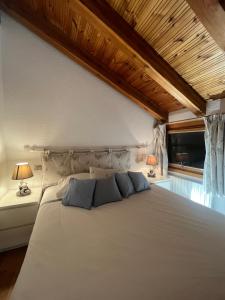 Postel nebo postele na pokoji v ubytování Chalet Blanc Le Duplex