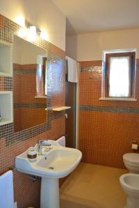 A bathroom at Agriturismo Colle Mura