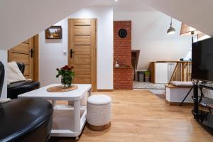 Χώρος καθιστικού στο Apartament u Czernikow