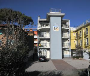 a car parked in front of a building at Isola di Pasqua in Caorle