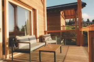 Balkon oz. terasa v nastanitvi Refuge de Frience