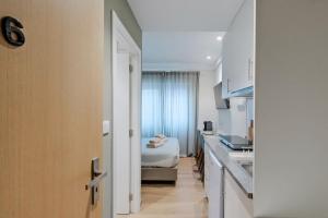 Køkken eller tekøkken på Lovely studio fully equipped near subway N6