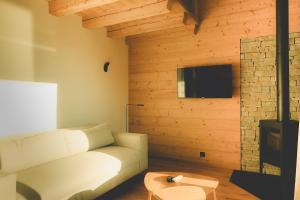 TV in/ali zabaviščno središče v nastanitvi Refuge de Frience