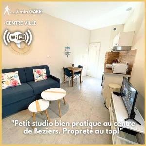 Fotografia z galérie ubytovania Studio bien équipé avec clim Proche gare et centre-ville v destinácii Béziers