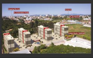 Nespecifikovaný výhled na destinaci São José dos Pinhais nebo výhled na město při pohledu z apartmánu
