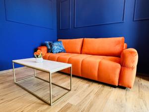 Posezení v ubytování Indigo Royale apartman Borovi