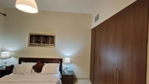 Letto o letti in una camera di Modern Space in Prime Location
