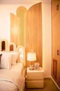 Letto o letti in una camera di Vanity Villa Luxe Residence Ikoyi