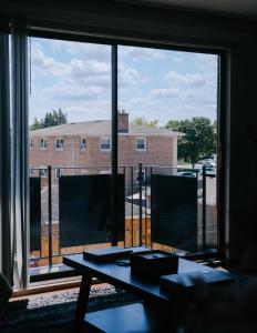 Χώρος καθιστικού στο Personal Gym Luxury Balcony Condo