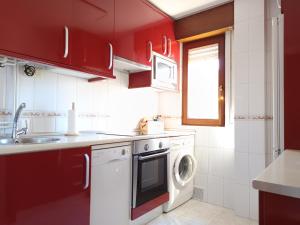 Η κουζίνα ή μικρή κουζίνα στο Ideal apartamento en SanVi +9 φωτογραφίες