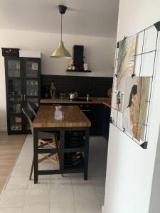 Η κουζίνα ή μικρή κουζίνα στο cozy family apartment
