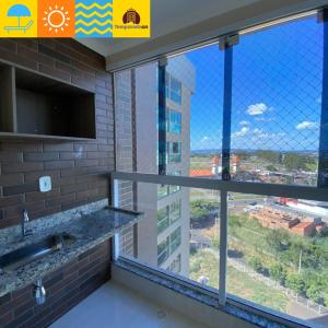 Uma varanda ou terraço em Piazza com acesso ao Acqua Park temporada Cn - luciana