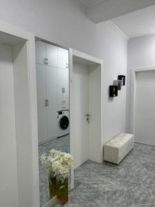 Koupelna v ubytování Angel's Studio Apartments + 54 fotografií