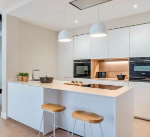 Dapur atau dapur kecil di Casa A LAXE