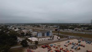 Letecký snímek ubytování Texas Bungalows Hotel and Hotel Que at i35 Austin Pflugerville