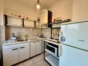 Η κουζίνα ή μικρή κουζίνα στο Apartman Alisa