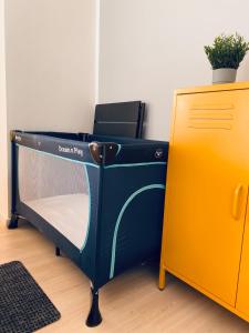 Postel nebo postele na pokoji v ubytování Apartment Krautinsel mit Seeblick