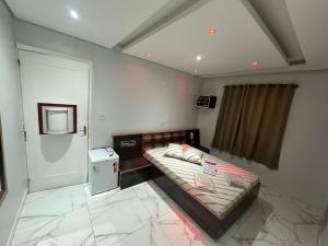 Postel nebo postele na pokoji v ubytování Hotel Maraja 9 de julho