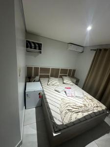 Postel nebo postele na pokoji v ubytování Hotel Maraja 9 de julho
