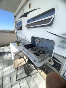 Posezení v ubytování Camper Sundream